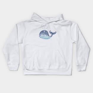 Whale of a tale Kids Hoodie